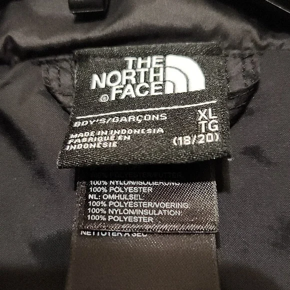 North Face 3-in-1 Coat XL 18/20 Grey Black - Picture 10 of 11